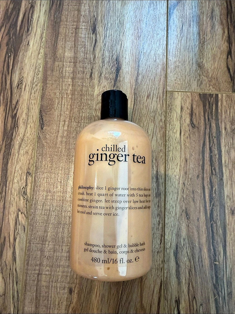 Philosophy chilled ginger tea